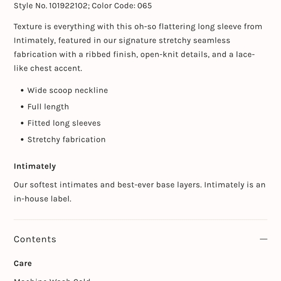 Rust Ribbed Long Sleeve Top - Picture 6 of 6